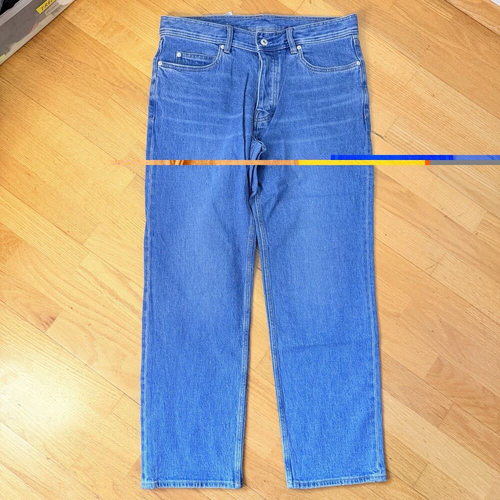 PRANA Women’s Carlsbad 760 Straight Leg Jean Sea Salt 34x30 NWT Organic Cotton